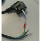 Захранващ кабел CEE 7/7 (E/F) 2м. 3Х0.75кв.мм. с каб обувки