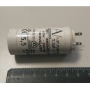 3C 5.5uF 275V работен кондензатор тип MKP с изводни пера