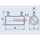 Резистор жичен ПЭВ-25 25W 5.1k ±5% керамичен