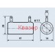 Резистор жичен ПЭВ-10 10W 27 ohm ±5% керамичен