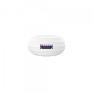 Мрежово зарядно устройство, DeTech, DE-28C, 5V/2.4A, 220V,1 x USB, С Type-C кабел, 1.0m
