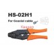 HS-02H1 Клещи за кримпване кабелни обувки, BNC, F-конектори 