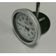 Биметален аксиален термометър 0-160°C ф100мм L76мм