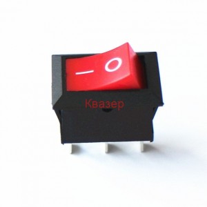 Ключ KCD101-5 ON-OFF 250V/6A червен