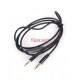 Аудио кабел Stereo Jack 3.5mm - 3.5mm, 4 pin за микрофон, позлатени конектори, 1 метър, черен