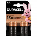 Алкална батерия AA LR6 DURACELL 4бр