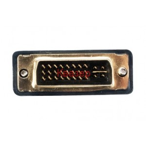Кабел DVI-I DUAL LINK - VGA 1.5м без ферит, черен