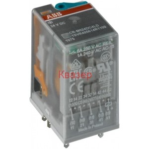 Реле 6A 4PDT 24V DC 1SVR405613R1100 ABB