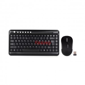 A4Tech 3300N Комплект безжични мини клавиатура и мишка
