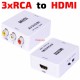 AV2HDMI конвертор 3 чинча (3RCA) към HDMI
