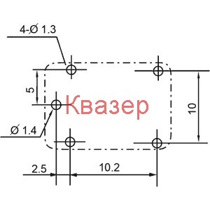 Реле FUJITSU FBR51ND12-W1 25A / 14V DC SPDT, бобина 12VDC