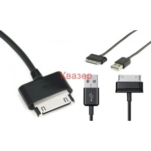 Кабел SAMSUNG GALAXY TAB 30PIN, черен, 1 метър