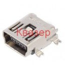 10033526-N3212MLF AMPHENOL Гнездо, USB B mini, на PCB, SMT, THT, PIN 5, хоризонтално, USB 2.0