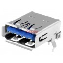 209B-DG01 USB букса тип A, на PCB/THT, ъглови 90°, USB 3.0