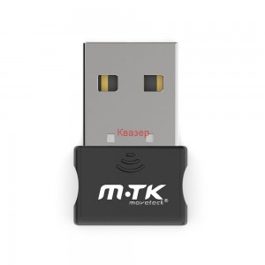 Безжичен мрежов адаптер Moveteck GT836, USB, 150Mbps, Черен
