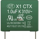 0.22uF/ K 310V X1 CTX полипропиленов кондензатор