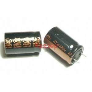47uF 400V 16x27mm 105°C Кондензатор електролитен LELON