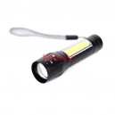 Светодиоден фенер 511 Mini 2 LEDS , Алуминиев корпус, компактен дизайн, черен