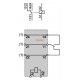 Цокъл за интерфейсно реле 1C/O, 16А или 2C/O, 8А RSZE1S48M SCHNEIDER ELECTRIC