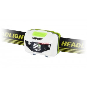 Прожектор за глава URZ0906 3W LED + 2бр червени LED