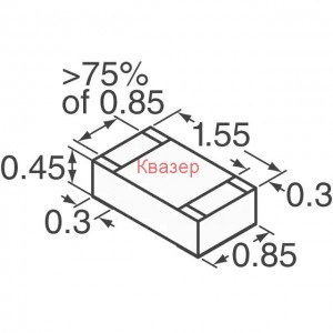 MCT06030C2700FPW00 SMD 270 OHM 1% 1/8W 0603