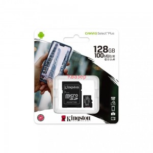 Карта памет Kingston Canvas Select PLUS micro SDHC 128GB, CLASS 10 UHS-I