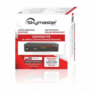 ПРИЕМНИК ЗА ЦИФРОВА ЕФИРНА КАБЕЛНА MPEG4 DVB-T/T2 SKYMASTER