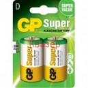 Алкална батерия SUPER LR20 1.5V GP 2бр. бл.