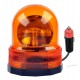 Сигнална лампа с магнит и накрайник за автозапалка 12/24VDC - оранжева BLRF-h*25