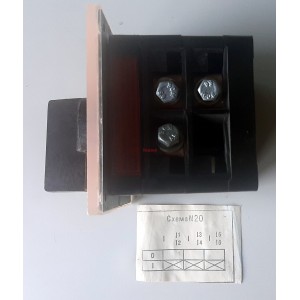 КЛЮЧ ПГПЗ 100A сх.20A 3х380V с две секции, две положения (0-I)