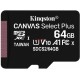 Карта памет Kingston Canvas Select PLUS micro SDHC 64GB, CLASS 10 UHS-I