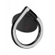 Универсален 360 градуса метален пръстен за телефон, черен