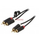 BCMBJ VENTION кабел 2 чинча (мъжки) - 2 чинча (мъжки) , позлатени, 5m
