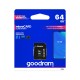 Карта памет с адаптер 64GB UHS-I Goodram microSD