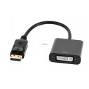Адаптер мъжки DisplayPort - DVI-I (24+5) женски Cabletech