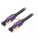 LAN Patch кабел Cat7 FTP 2m RJ45-RJ45 VENTION черен 