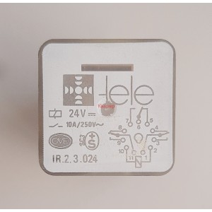 Реле IR.2.3.024 TELE CONTROLS, бобина 24V DC, 10A 3PDT