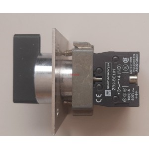 Панелен превключвател, ротационен, 3 позиции, ф22mm, 10A 400V AC, ZB2-BE101 2NO