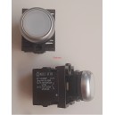 Бял Push-button без задържане, светещ M22-LED EATON ELECTRIC