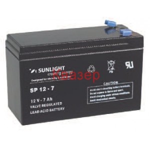 АКУМУЛАТОР SUNLIGHT SP-12-7 12V/7Ah 6.3mm