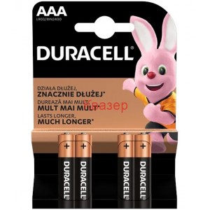 Алкална батерия ААА LR03 Duracell Basic 4бр