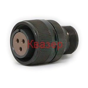 Кръгъл женски съединител 3pin MMS3106B-16S-10S винтово заключване