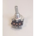 Потенциометър 2.2K 0.25W моно /линеен/ ос D4mm L20mm