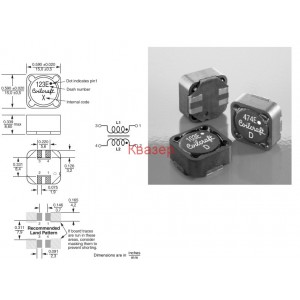 MSD1583-224KE Дросел 220uH, 0.42 ohm, 0.92 A, 15mm x15mm x 8.6mm