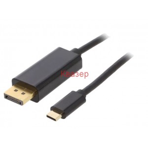 Кабел HDMI - USB тип C AKYGA , 1.8м