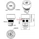 Старт бутон SPST-NO 50A/12VDC червен