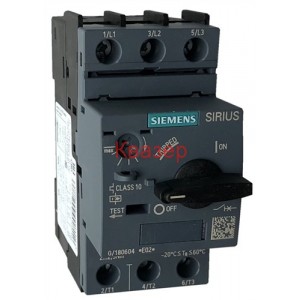 Моторна защита 3P 4.5-6.3A 2.2kW 3RV2021-1GA10 SIEMENS