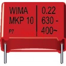 22nF 630V полипропиленов кондензатор MKP10N022K630-10 WIMA