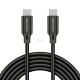 Кабел USB Type-C - USB Type-C, 100W 2.5m Kruger&Matz Basic