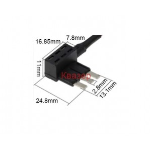 Разклонител за 2 автомобилни предпазителя 3 ATM Micro 3, 3 pin до 10А. 